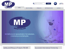 Tablet Screenshot of mphospitalar.com.br